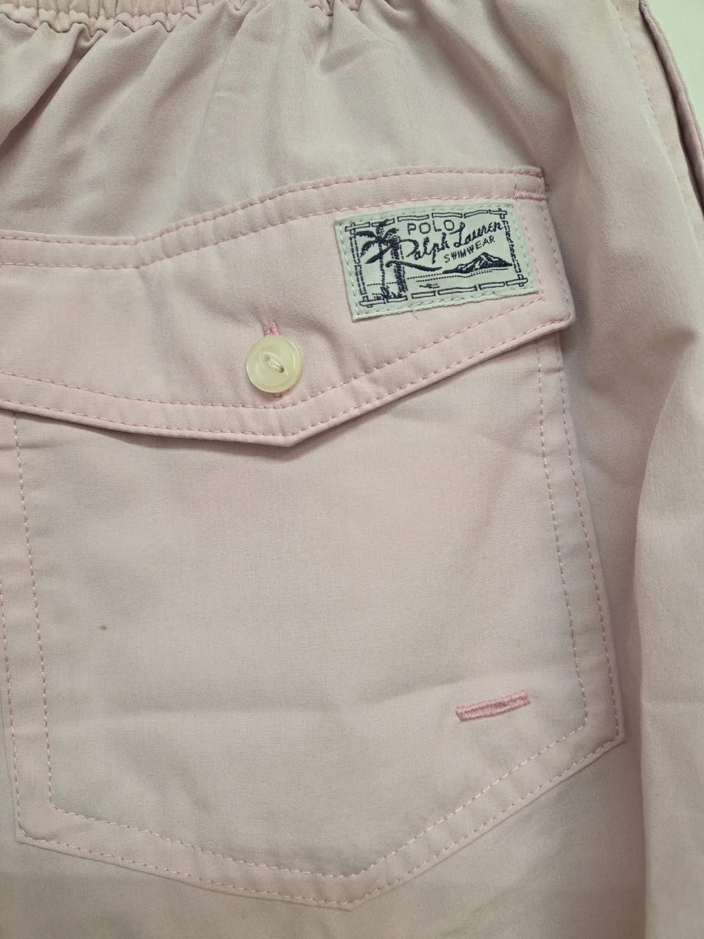 Polo by Ralph Lauren Light Pink Athletic Shorts with Green Pony